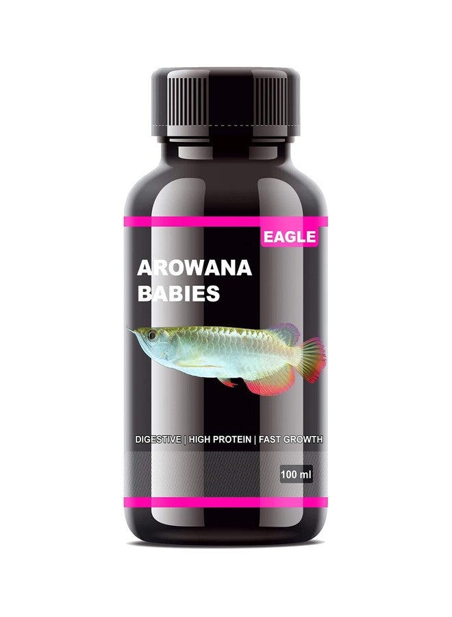 VAYINATO (Pack of 2) Eagle Arowana Babies Fish Food 100ML, High Protein | Digestive | Fast Growth - Image 2